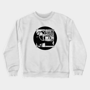 Mazda Miata MX-5 NA Black 'N White 5 Crewneck Sweatshirt